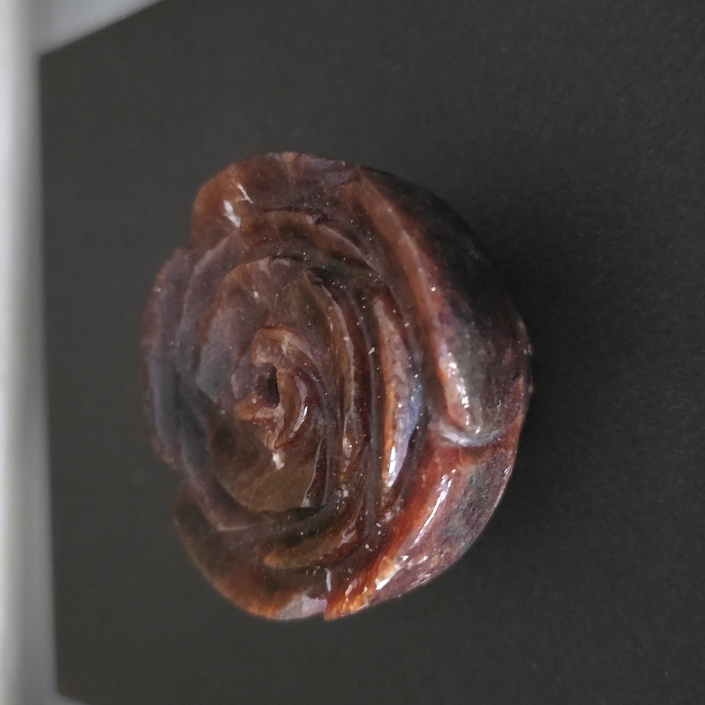 Almandine garnet incense holder